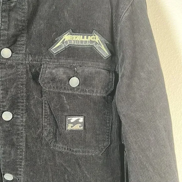 Billabong Metallica Black Album Jacket L - Picture 3 of 9